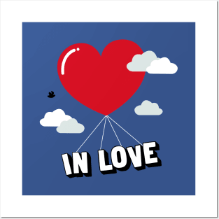 FLYING IN LOVE Posters and Art